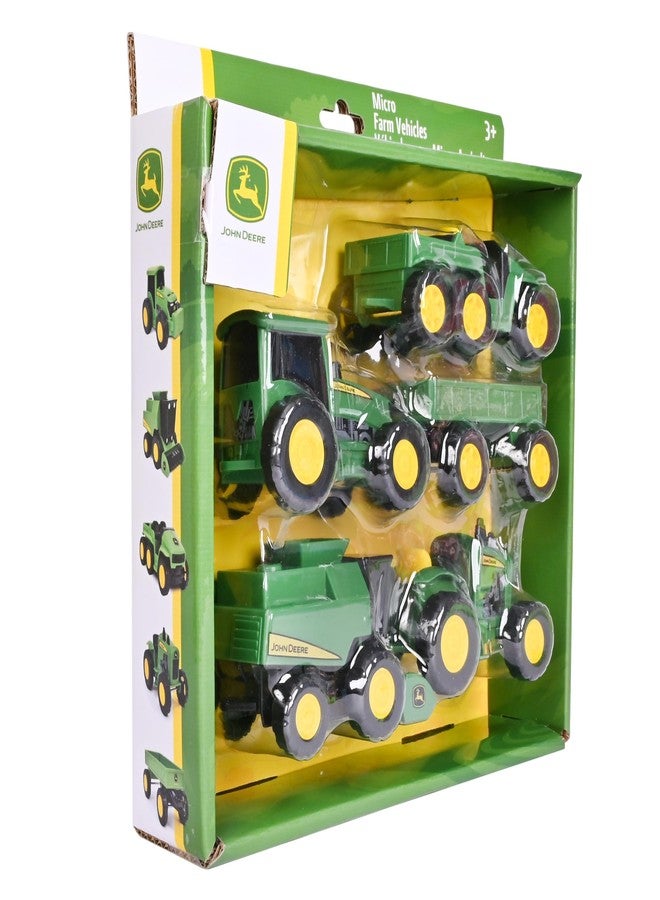John Deere 5-Pack Micro Farm Vehicles - Moving Parts and Rolling Wheels - 3+ Years - Image 5