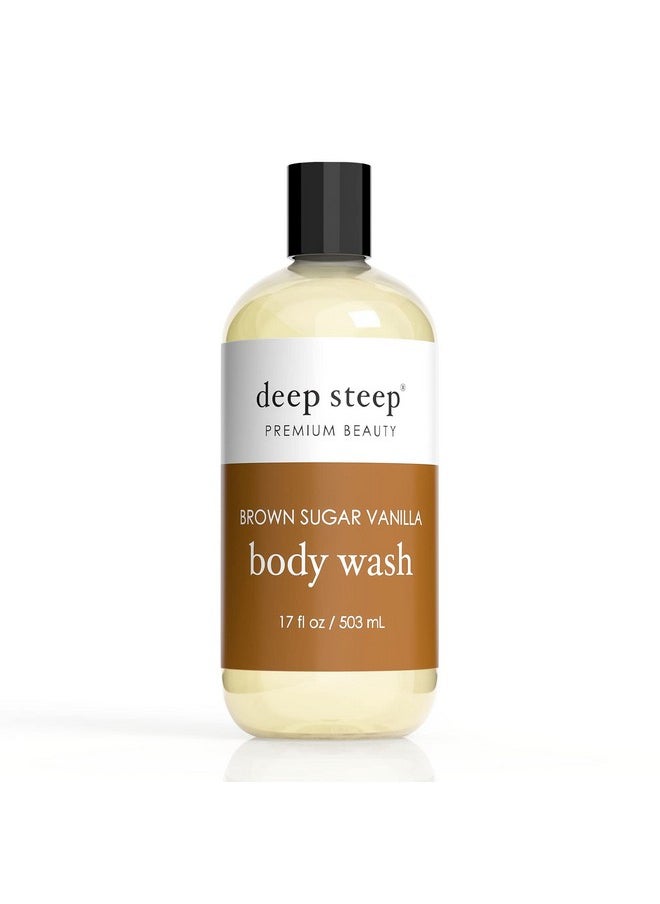 Deep Steep Brown Sugar Vanilla Body Wash 17 Fz  - Image 1