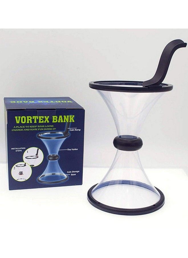Bo-Toys - Vortex Gravity Defying Coin Bank , Watch Money Defy Gravity Circling Around When Saving Loose Coins - Image 1