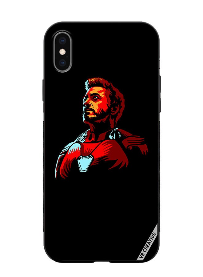VR CREATIVE Protective Case Cover For Apple iPhone XS Max Iron Man Design Multicolour - Image 1