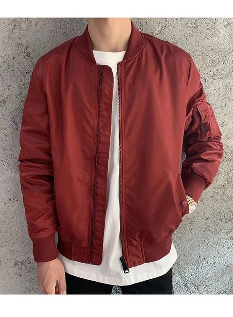 Men Spring And Fall New Casual Baseball Clothes Jacket
