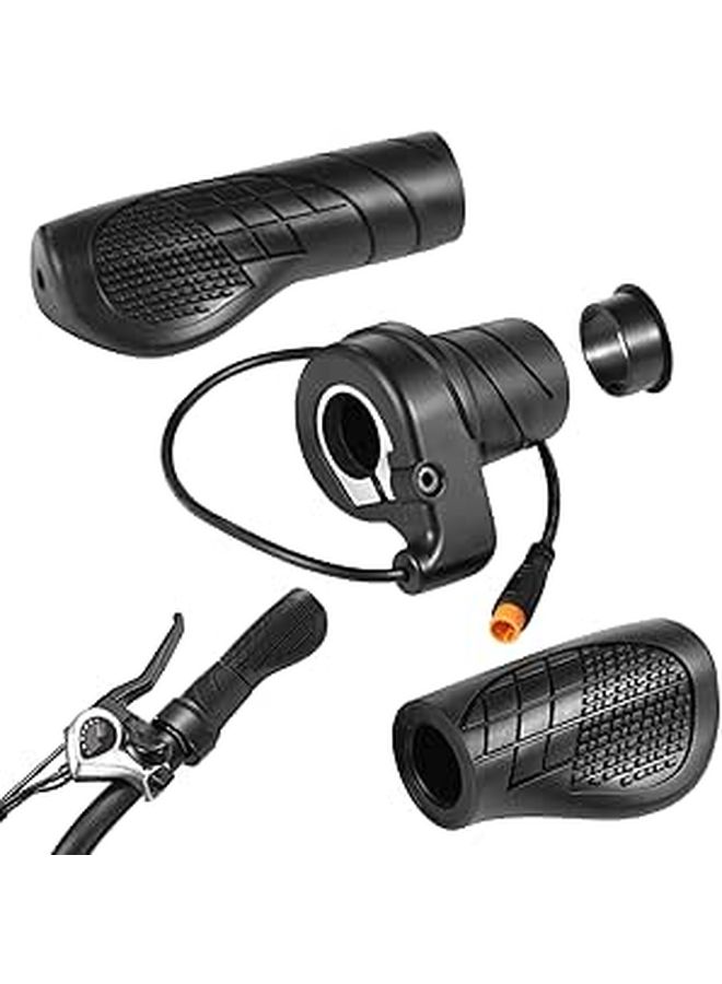 Electric Half Twist Throttle Grip Set 20X Right Handle Waterproof Anti Slip For Scooter - Image 1