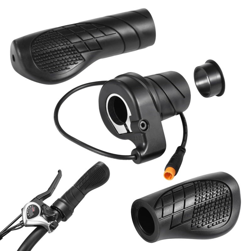 Electric Half Twist Throttle Grip Set 20X Right Handle Waterproof Anti Slip For Scooter - Image 2