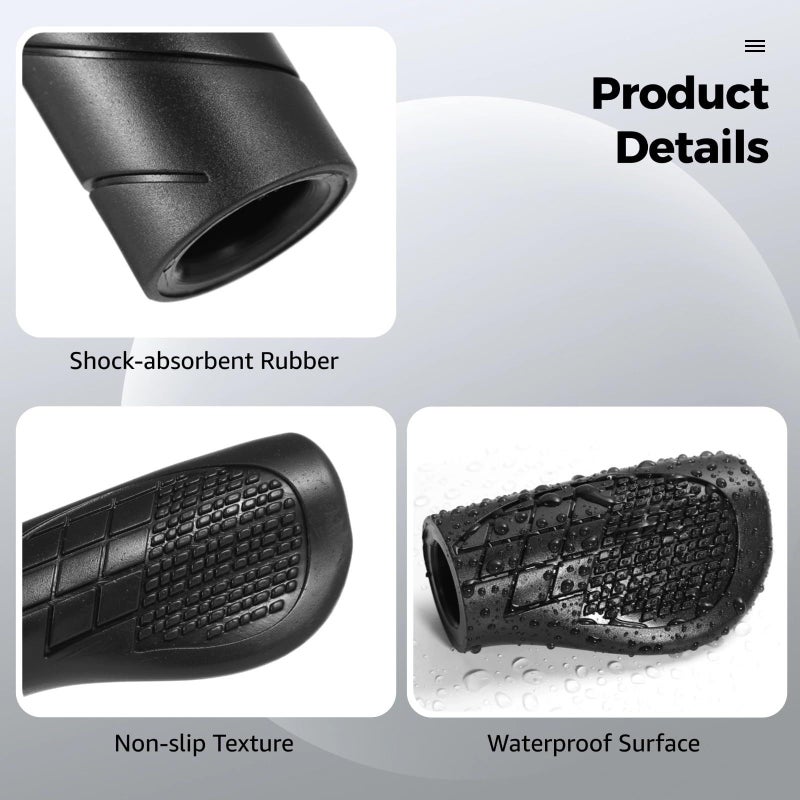 Electric Half Twist Throttle Grip Set 20X Right Handle Waterproof Anti Slip For Scooter - Image 5
