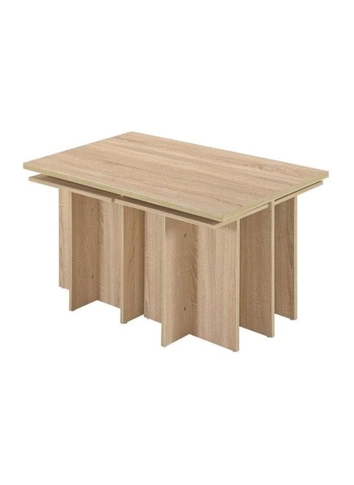 DubaiGallery Coffee Table Set 1 + 4 Multifunctional Living Room Desk Space Saving Center Table  - Image 3