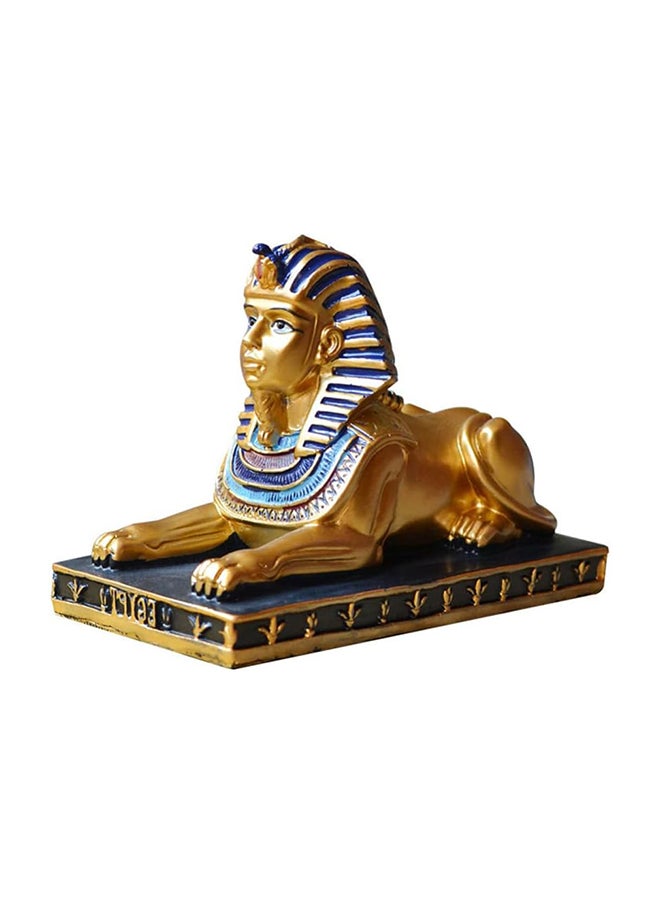 Generic Wakauto Ebros Egyptian Resin Sphinx Statue Gods Of Egypt Desert Ruin Figurine Sculpture Vintage Egyptian Desktop Ornaments 
