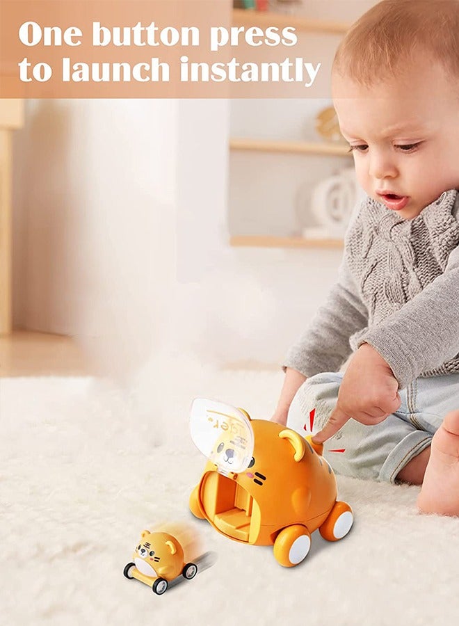 GROIC Catapult Car Toys for Kids,Pull Back Cars for Toddlers, Preschool Kids Car Launcher Toys ,Car Toys - Image 5