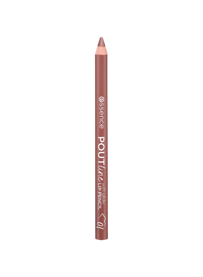 Essence Poutline Soft Glide Lip Pencil 01-Like To Mauve It - Image 2