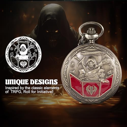 Banloga DD Dice Set7PCS Metal Dice for Dungeons and DragonsMini Dice Set with Pocket Watch CaseRole Playing Board Games Accessories DM Bronze - Image 5