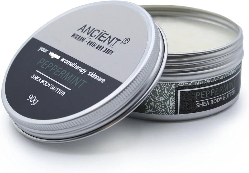 Aromatherapy Shea Body Butter 90g Peppermint
