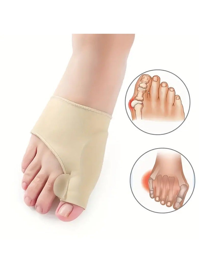 أوريتي قطعتان من جبيرة Hallux Valgus، مصحح البروز، جل فاصل، مصحح إصبع القدم الكبير، واقي، تصحيح البروز - Image 2