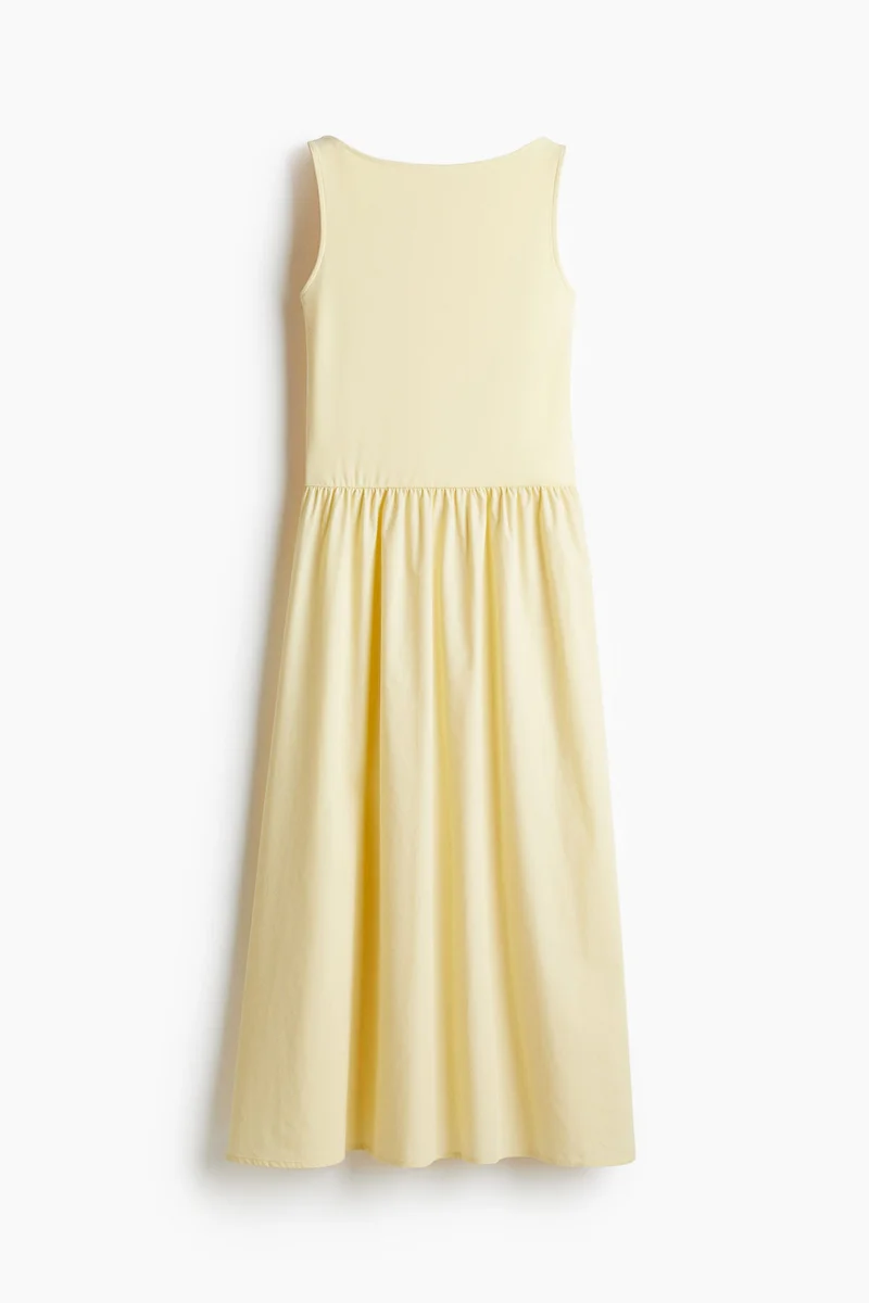 H&M Sleeveless flared-skirt dress