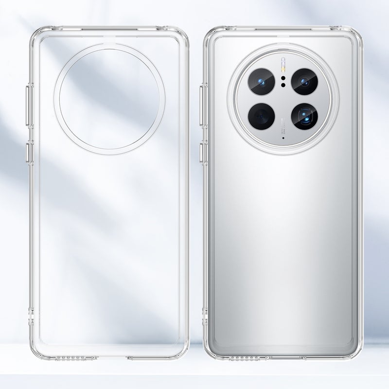 BURAQ Case Cover For Huawei Mate 50 Pro Candy Series TPU Phone Case(Transparent) - Image 2