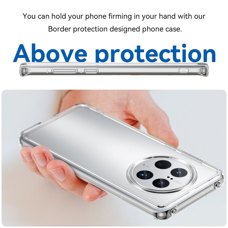 BURAQ Case Cover For Huawei Mate 50 Pro Candy Series TPU Phone Case(Transparent) - Image 4