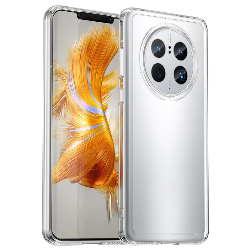 BURAQ Case Cover For Huawei Mate 50 Pro Candy Series TPU Phone Case(Transparent) - Image 1