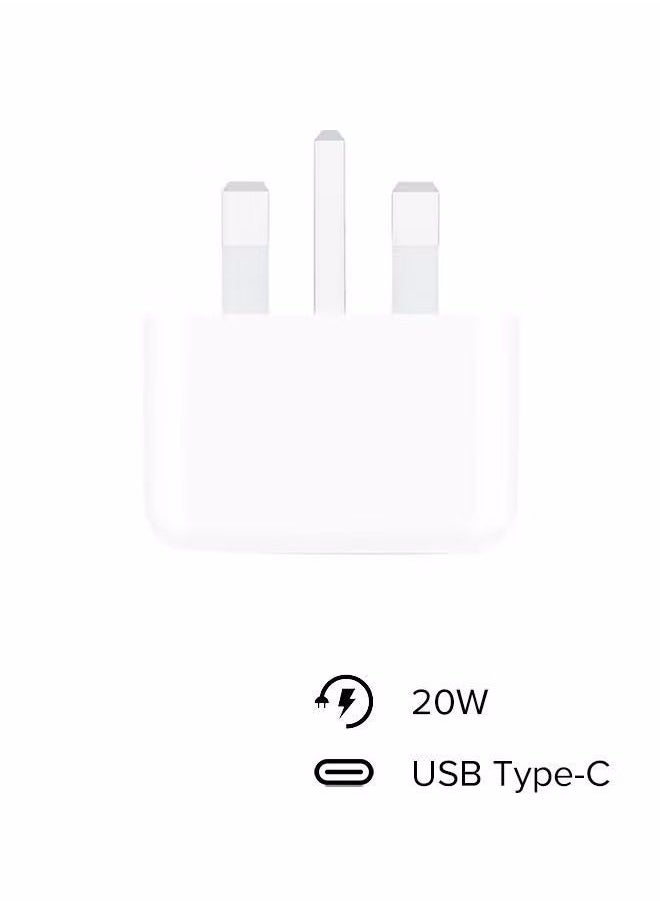 Generic - iPhone 20W Fast Charger | USB C Wall Fast Charger Compatible with iPhone 15/14/14 Pro/14 Pro Max/13/12/SE2020/11/XR/XS Max/X/iPad - Image 1