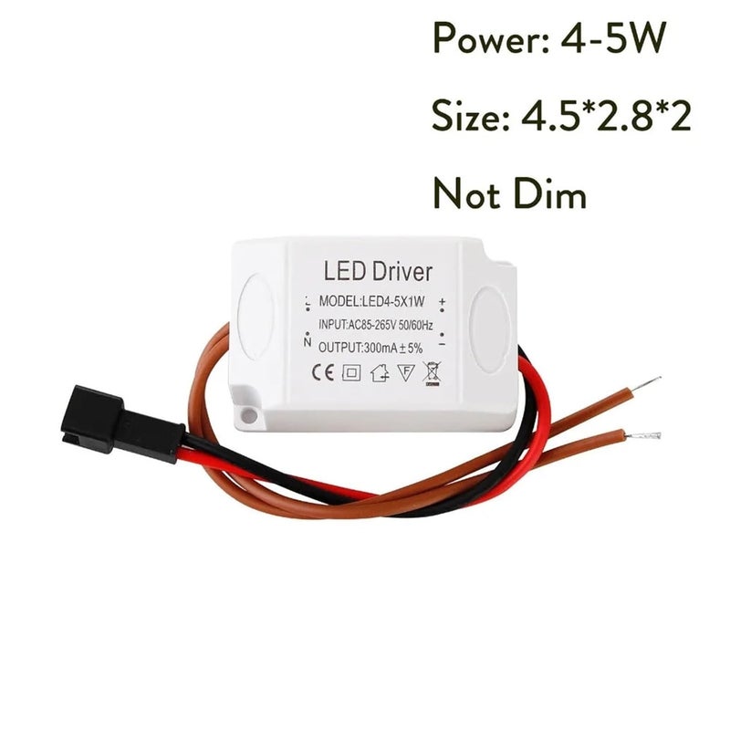4 7W LED Constant Current Driver Power Supply 85 265V 300mA External Drive - Image 4
