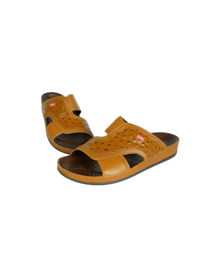 VITAL 148-1095 Vital Mens Vital - Nappa/Thomas Sandals 09114B Caramel