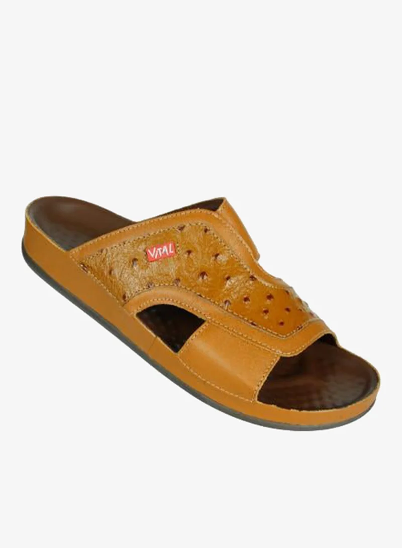 فايتال صندل فيتال رجالي 148-1095 - جلد توماس كاراميل