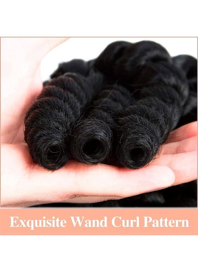 ROKTRESS - Roktress Jamaican Bounce Crochet Hair - 6inch 4# Wand Curl Crochet Braids Short Crochet Hair Wand Curl, Synthetic Braiding Hair Extensions(6"6P,4#) - Image 1
