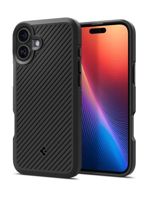 غطاء حماية Core Armor لهاتف iPhone 16 Plus (2024) - أسود غير لامع