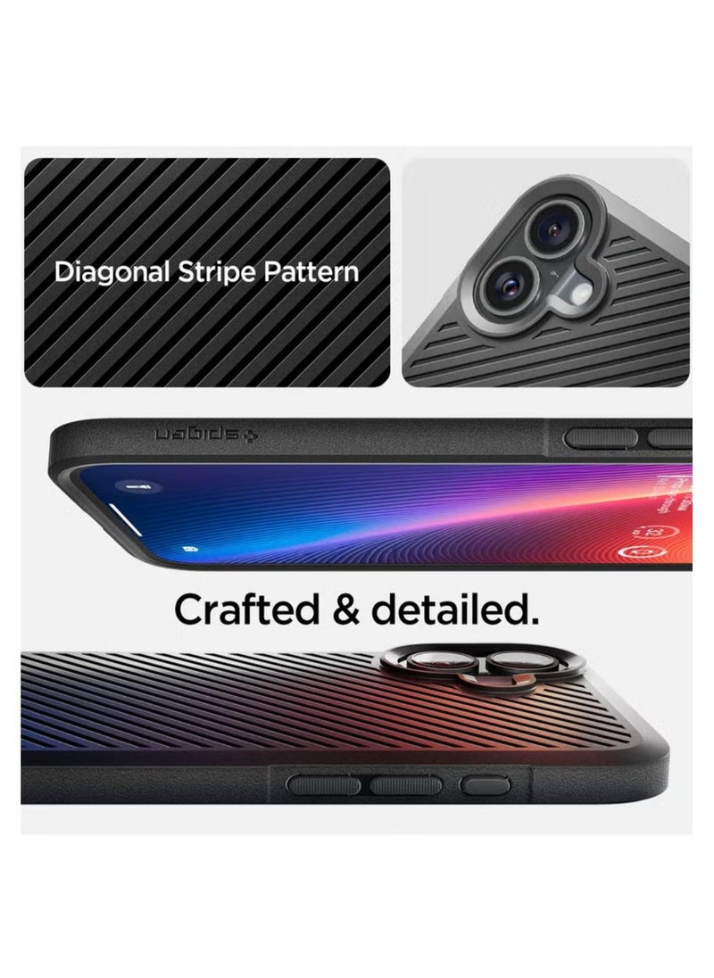 غطاء حماية Core Armor لهاتف iPhone 16 Plus (2024) - أسود غير لامع