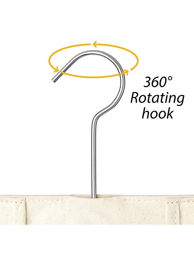 Canvas Clothespin Bag Off-White - Image 5