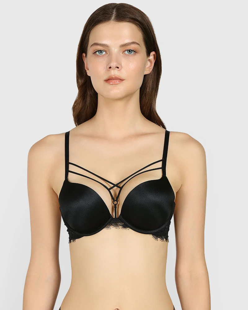 Isla & Evie Isla & Evie Obvious Gel Padding Plunge Bra