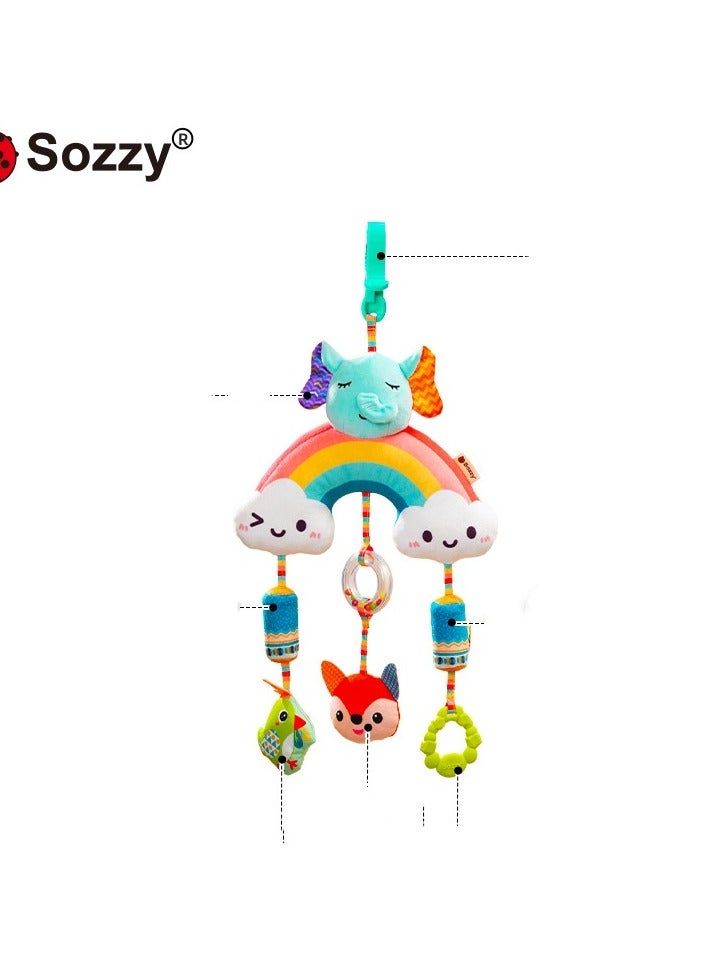 Sozzy Baby Music Bell Pendant - Baby Cart Wind Chime Soothing Toy - Bedhead Bell Car Pendant - Image 1