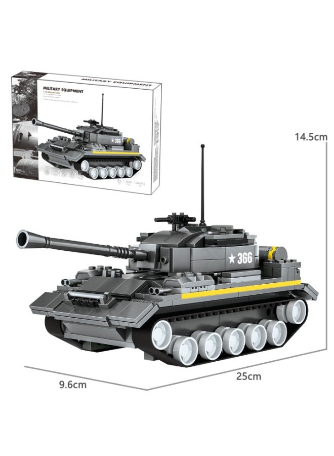 wange Legion Heavy Tank Building Blocks Set 3660 (Age 6+,346 Pieces) - Image 4