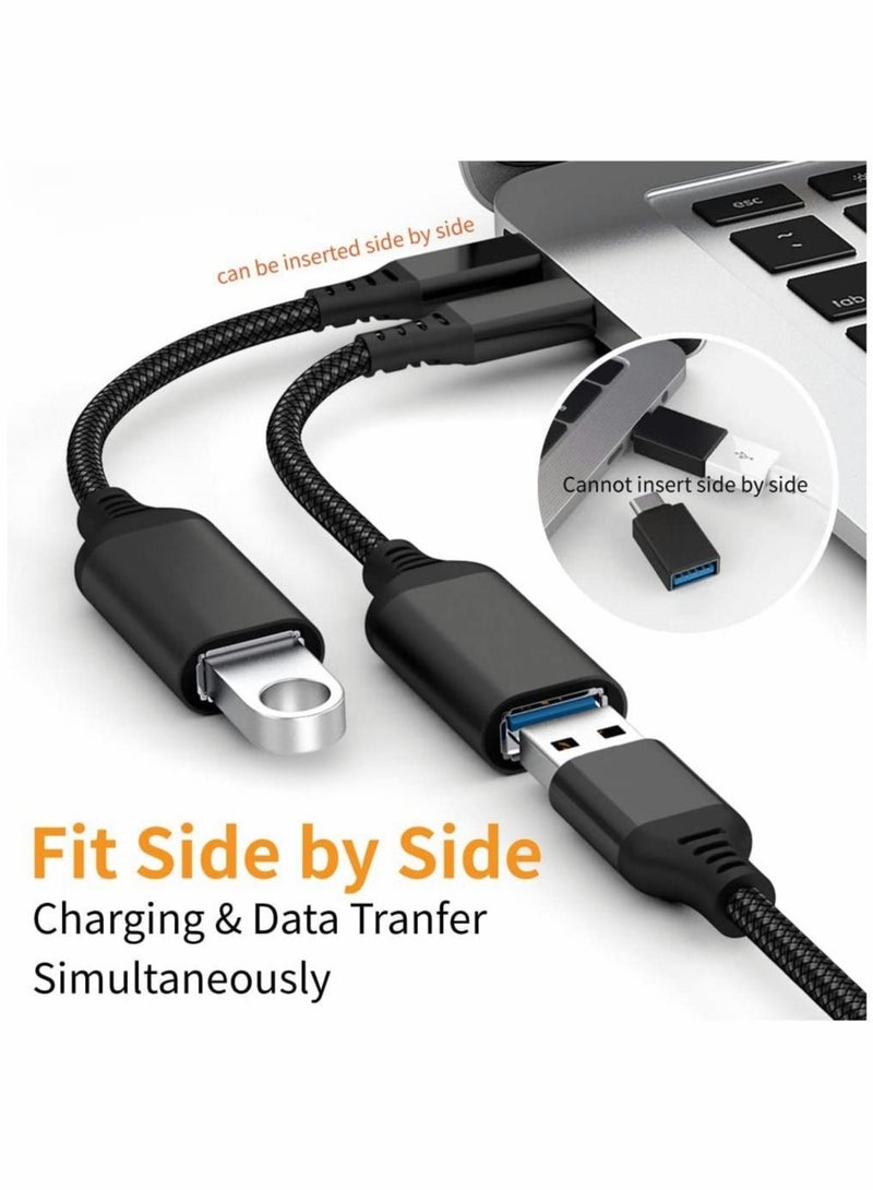 Captaintech USB-C to USB Adapter, 2pcs USB Type-C Male to USB 3.0 Female OTG Cable, Compatible with MacBook Pro - Image 5