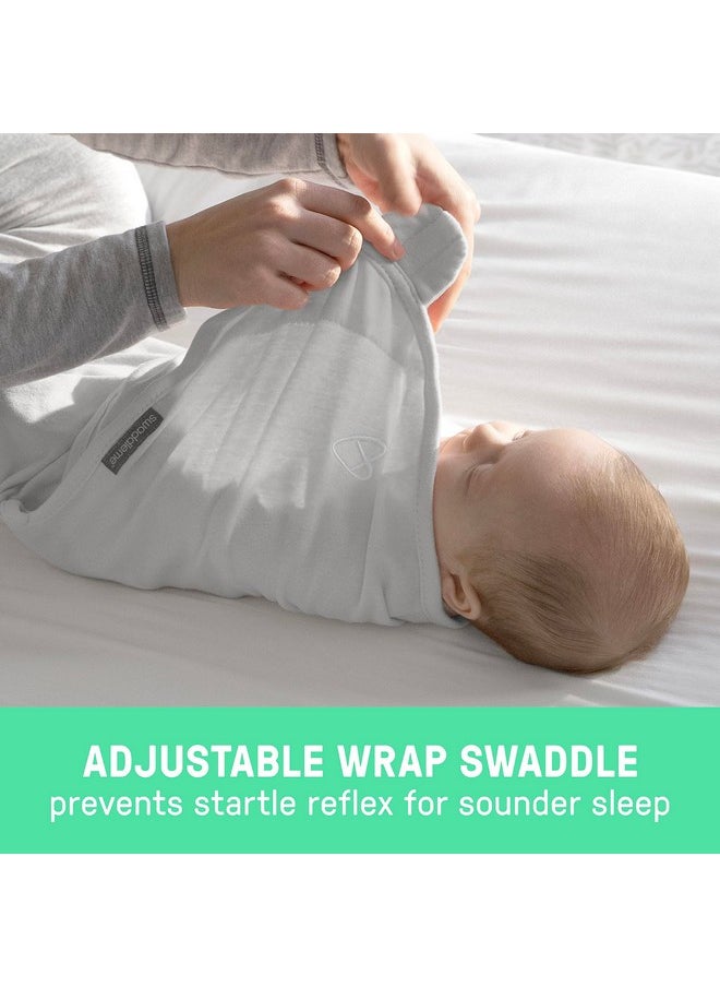 SwaddleMe - SwaddleMe by Ingenuity Original Swaddle, Size Small/Medium, For Ages 0-3 Months, 7-14 Pounds, Up to 26 Inches Long, 3-Pack Baby Swaddle Blanket Wrap - Image 1