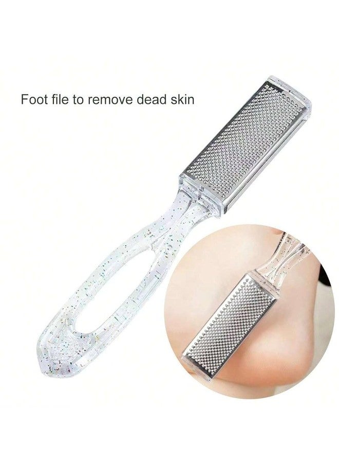BlackLaoban 4 in 1 Pedicure Foot Kit | Foot Scrubber for Dead Skin, Removing Hard Skin and Callus Remover Combo with Pumice Stone White (Pack of 4) - Image 2