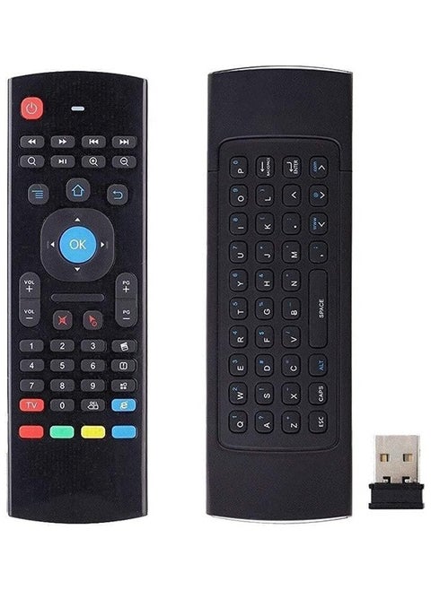 MX3 Air mouse Wireless Google Assistant Keyboard 2.4G Wireless Remote Control MXIII Fly Air Mouse For Android TV Box PC