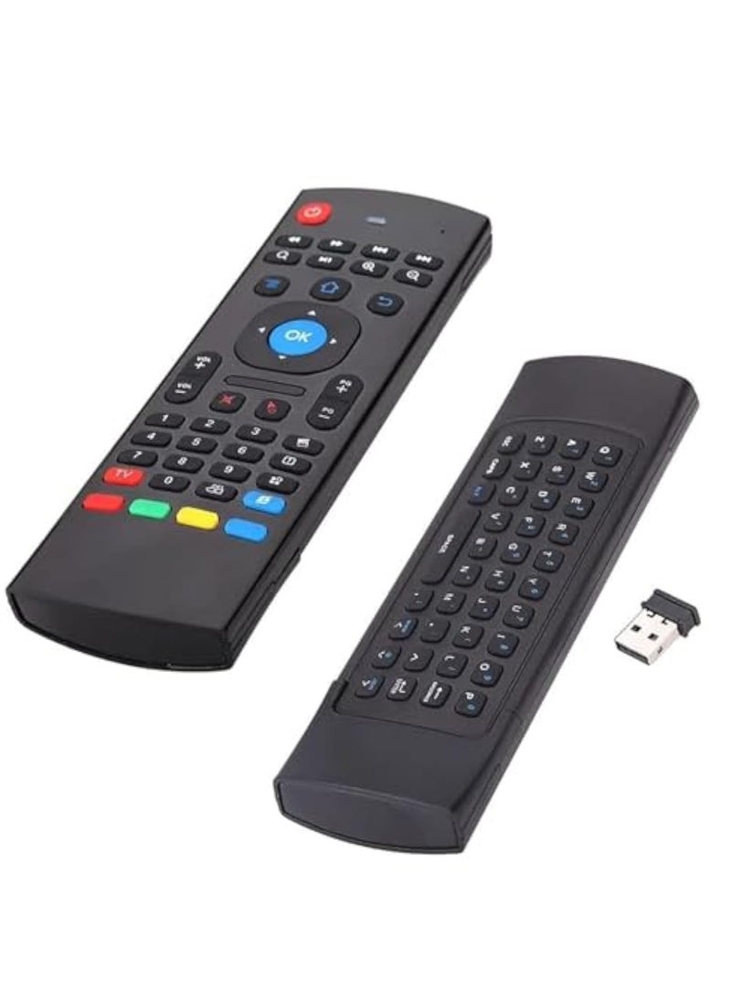 MX3 Air mouse Wireless Google Assistant Keyboard 2.4G Wireless Remote Control MXIII Fly Air Mouse For Android TV Box PC