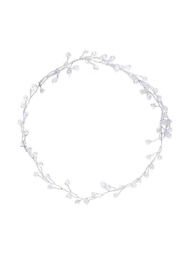 Accessher Silver Plated Crystals Floral Beaded Bridal Wedding Hair Styling Tiara Comb Indo Western Fancy Hair Clip/Side Pin/Comb Pin/Jooda Pin Hair Accessories with pearls for Womens & Girls - Image 1