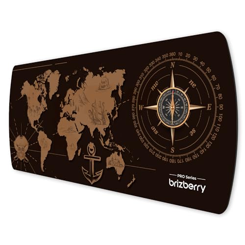 ARTBRIZ® Brizberry Extended Mouse Pad, Desk Mat, 740mm x 310mm x 3mm Large Printed Premium Anti Skid Rubber Base for Desktop Laptop Keyboard (DM Design 2) - Image 1