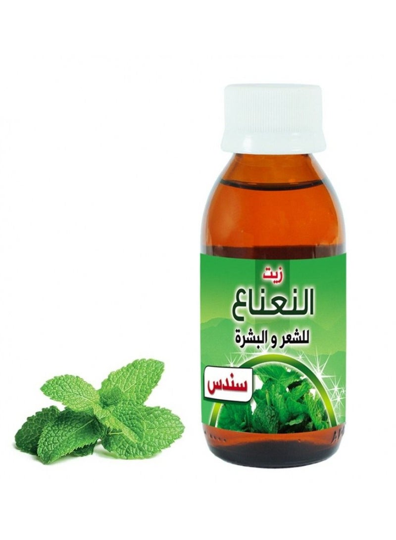 سندس زيت النعناع للشعر والبشرة من سندس 100 مل - Image 2