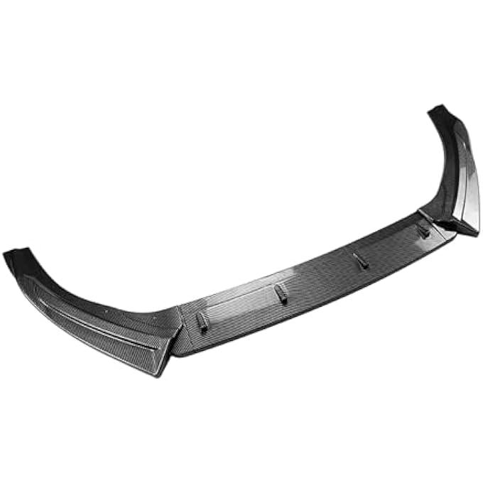 FINMOKAL Car Front Bumper Lip Splitter Lower Chin Spoiler Compatible with VW Passat B7 2011-2015, Carbon Fiber Look (Standard Version Only) - Image 3