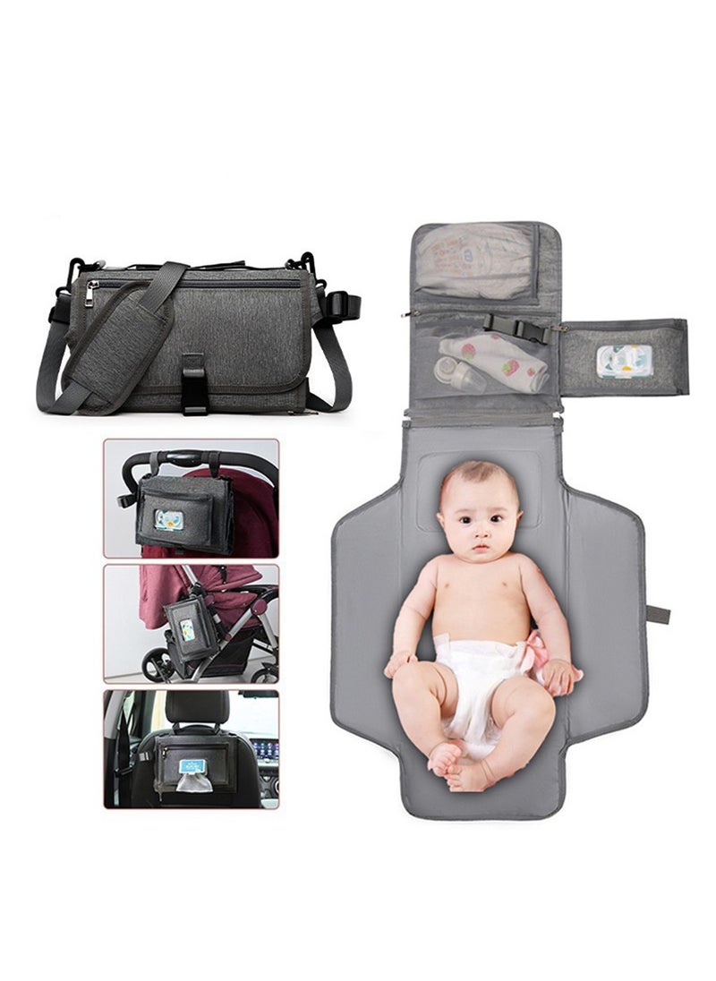 Beauenty Portable and Foldable Waterproof Baby Diaper Changing Mat Sheet, Non-Toxic, BPA free ﻿  - Image 1