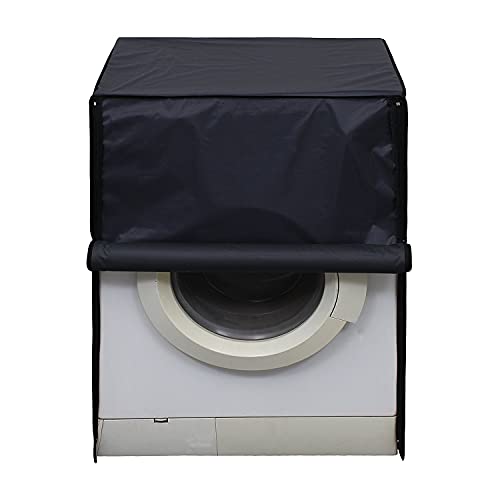 Lithara Waterproof Front Load Washing Machine Cover 8 Kg, 8.2 Kg, 8.5 Kg, 9 Kg (Grey) - Image 1