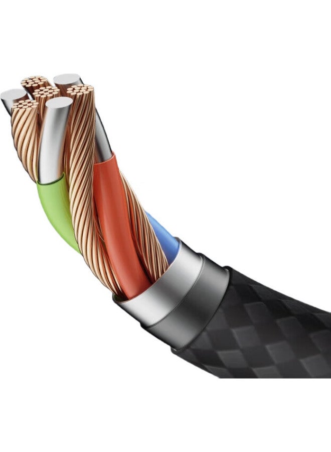 Cuktech C-To Braided Data Cable, 60W Pd Fast Charging, 3A High Current, 1.5M, Suitable For Iphone 15/16/Ipad/Mac Laptops/Huawei Xiaomi Phones - Image 1