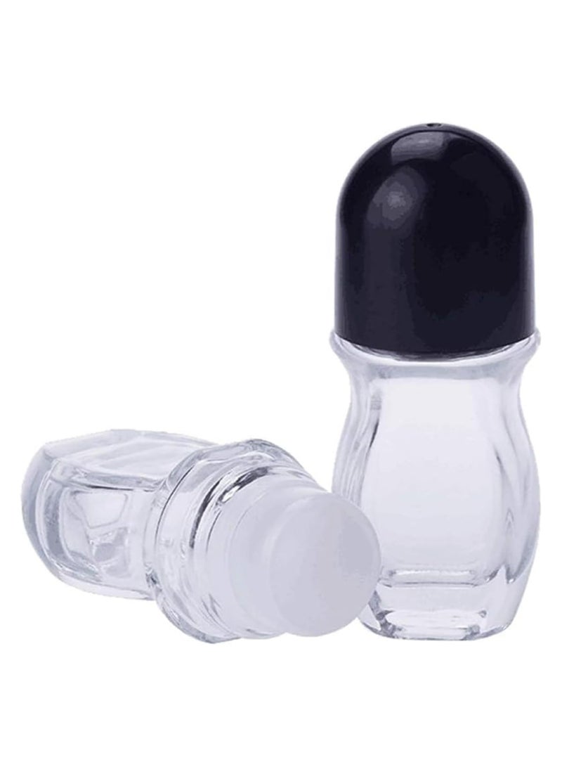 Oasisgalore 2pcs 30ml Glass Rollerball Bottles, Leak Proof Roll-on for Oils, Perfume & Cosmetics  - Image 3