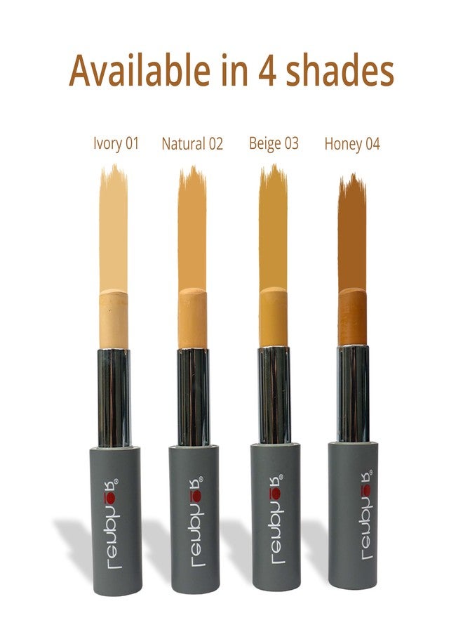 لينفور خافي عيوب لينفور إتش دي خفيف الوزن بتغطية كاملة | يخفي الهالات السوداء والعيوب، مضاد فوري لعلامات تقدم السن، سهل الدمج للغاية مع مكياج الوجه، لون عسلي 4 غرام - Image 5