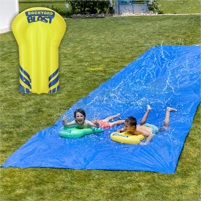 BACKYARD BLAST 30 x 6 Heavy Duty Waterslide with Sprinkler Easy to Setup Extra Thick to Prevent Rips Tears - Image 2