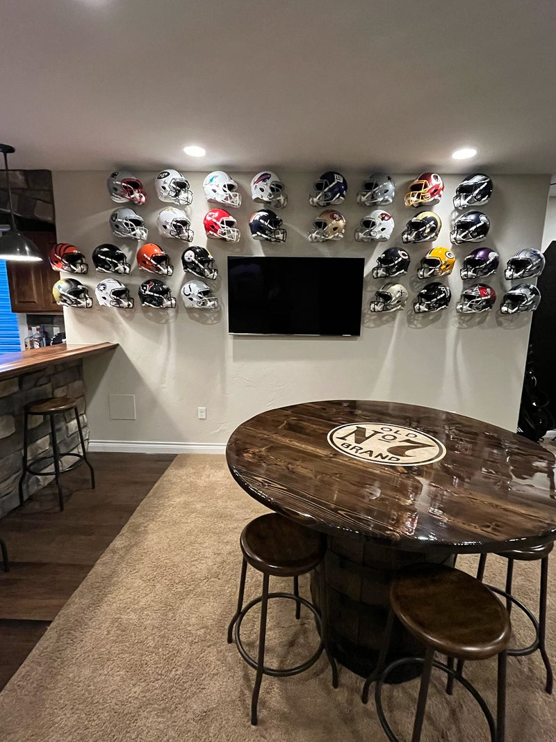 B21Design Adult Football Helmet Wall Mount Display (1 Pack) - Image 4