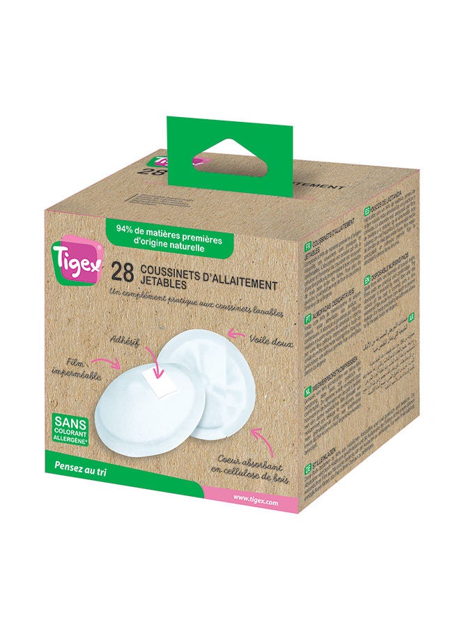 TIGEX 28 قطعة من وسادات الثدي من 94% من مصادر طبيعية - Image 2