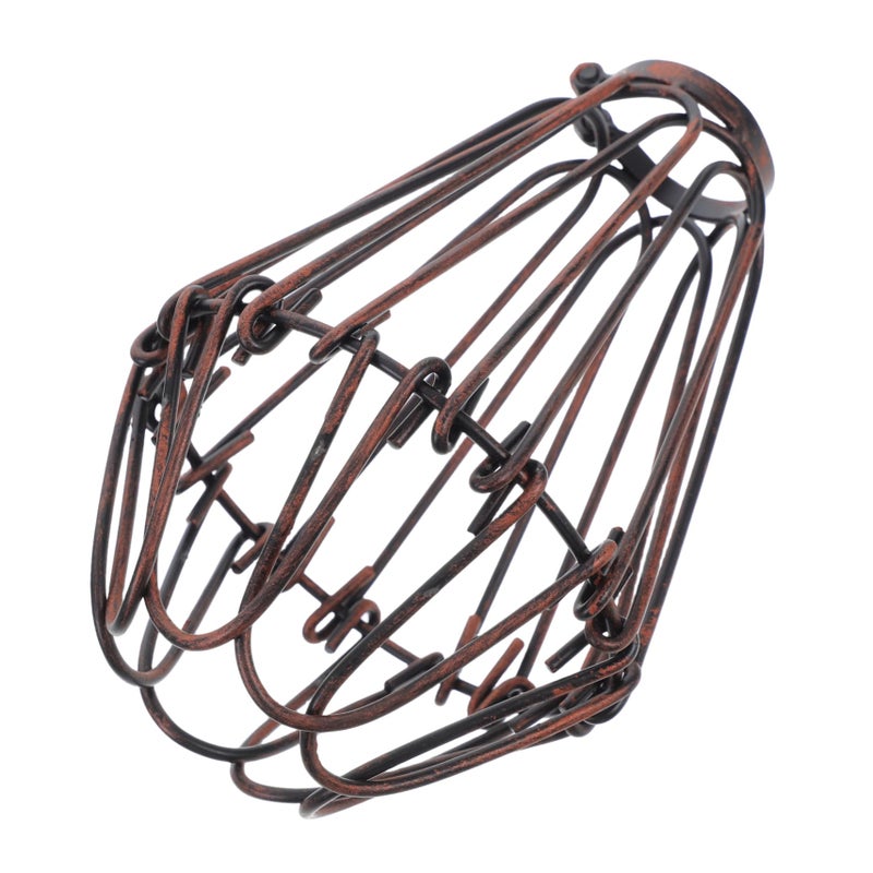 Vintage Iron Wire Lampshade Cover For Dining Room Porch Lighting DIY Home Decor - Image 2