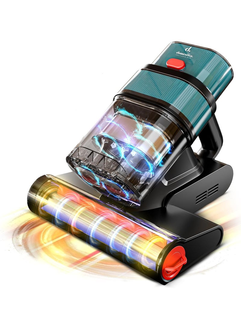Generic Dustro Pro Handheld Mites Vacuum Cleaner for Bed | Dust Vacuum Cleaner for Sofa 16KPA Suction | Vacuums for Mattresses Home with Digital Display, UV-C,45000Rpm & 60°C Heat Air  - Image 1