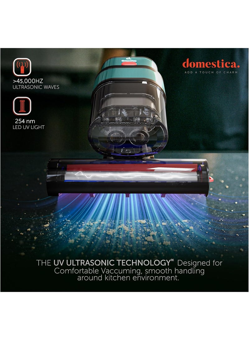 Generic Dustro Pro Handheld Mites Vacuum Cleaner for Bed | Dust Vacuum Cleaner for Sofa 16KPA Suction | Vacuums for Mattresses Home with Digital Display, UV-C,45000Rpm & 60°C Heat Air  - Image 5